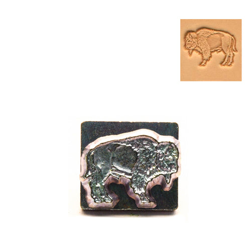 Load image into Gallery viewer, Buffalo/Bison 3D Embossing Stamp from Identity Leathercraft
