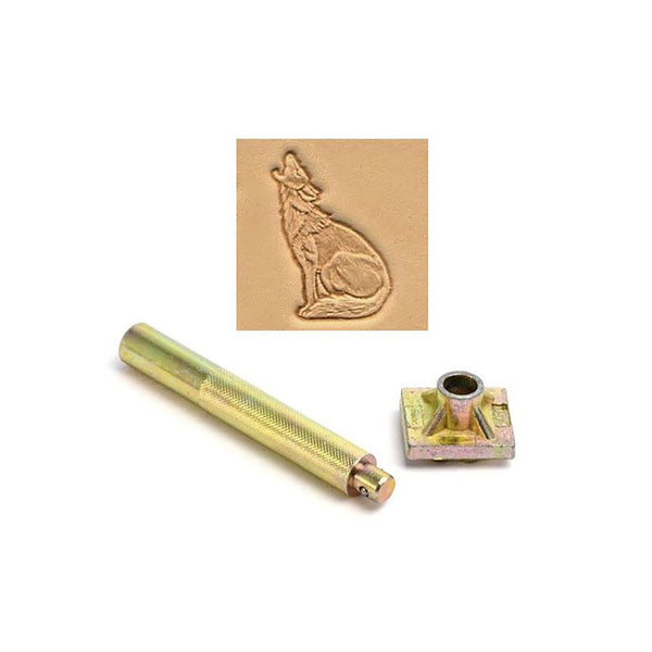 Howling Wolf 3D Embossing Stamp