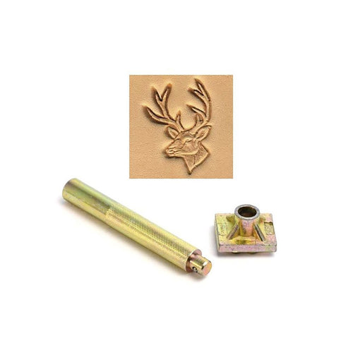 Load image into Gallery viewer, Stag/Deer Head 3D Embossing Stamp
