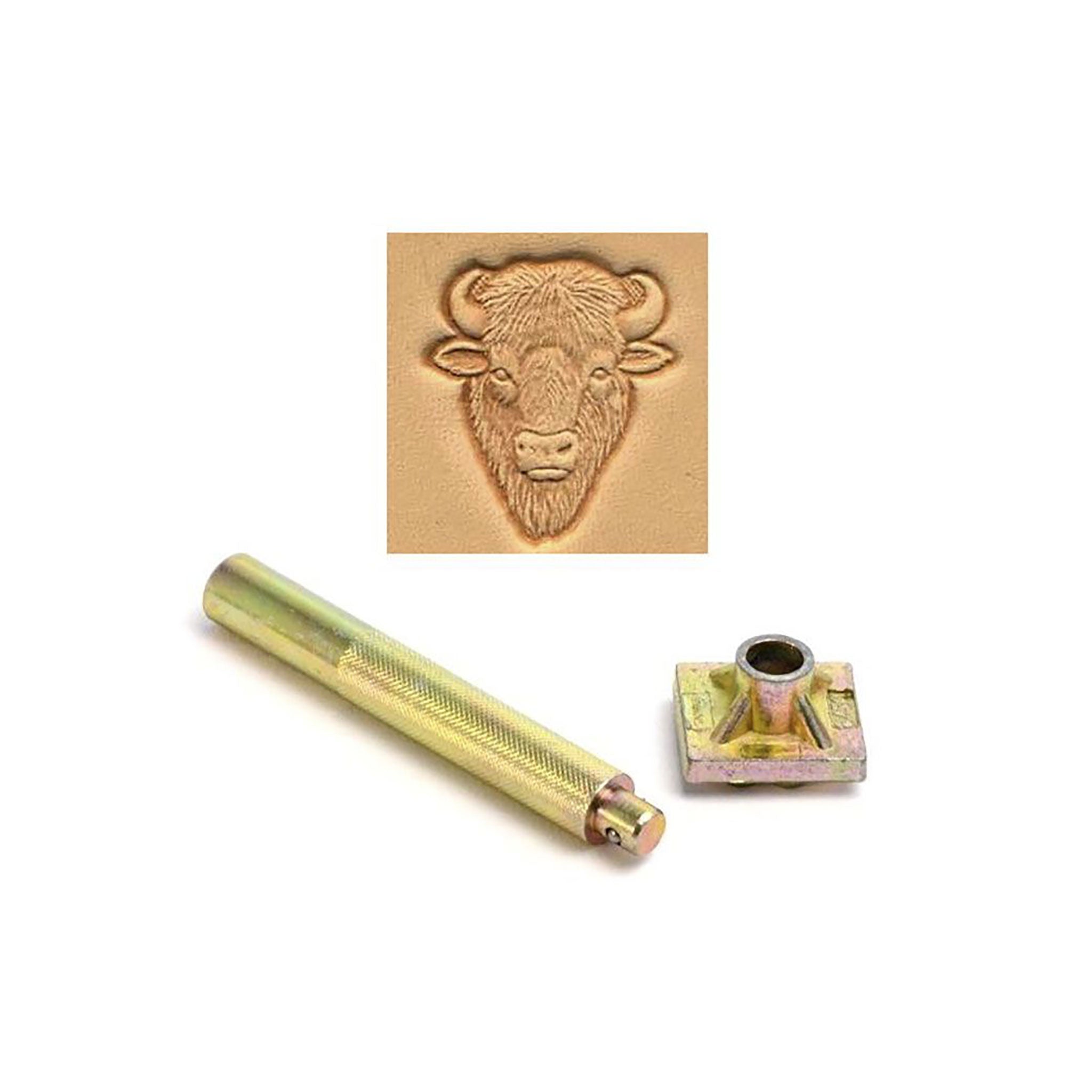 Buffalo/Bison Head 3D Embossing Stamp