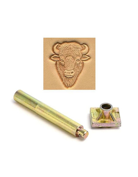 Buffalo/Bison Head 3D Embossing Stamp