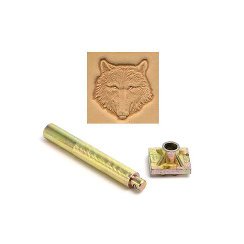 Wolf Head 3D Embossing Stamp | identityleathercraft