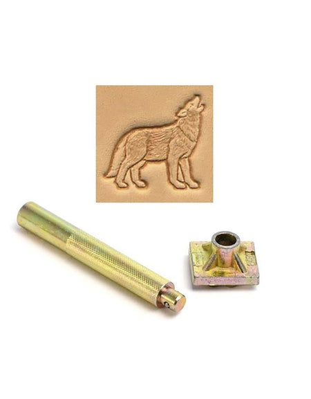 Wolf 3D Embossing Stamp