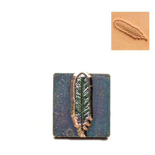 Load image into Gallery viewer, Feather 3D Embossing Stamp from Identity Leathercraft
