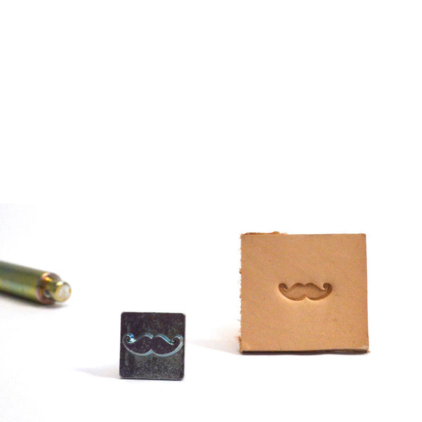 Moustache Mini 3D Embossing Stamp from Identity Leathercraft