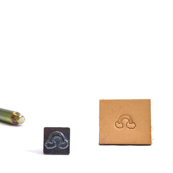 Rainbow Mini 3D Embossing Stamp from Identity Leathercraft