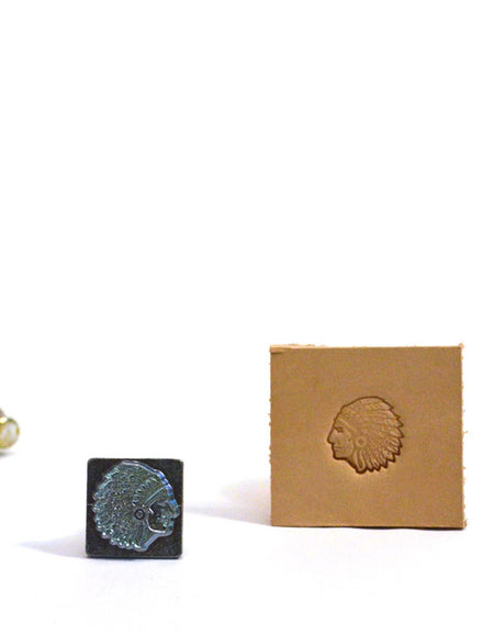 Chieftain Mini 3D Embossing Stamp from Identity Leathercraft