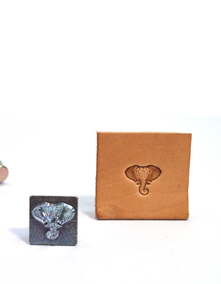 Elephant Mini 3D Embossing Stamp from Identity Leathercraft