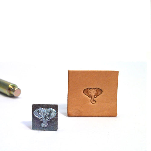 Load image into Gallery viewer, Elephant Mini 3D Embossing Stamp from Identity Leathercraft
