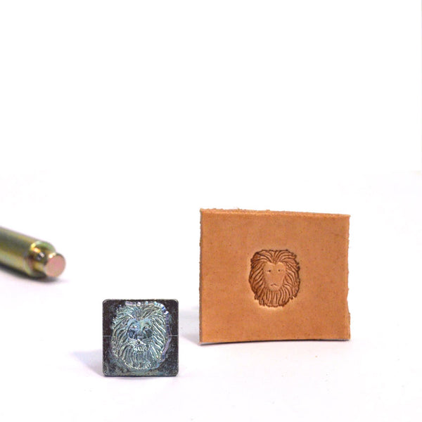 Lion Mini 3D Embossing Stamp from Identity Leathercraft