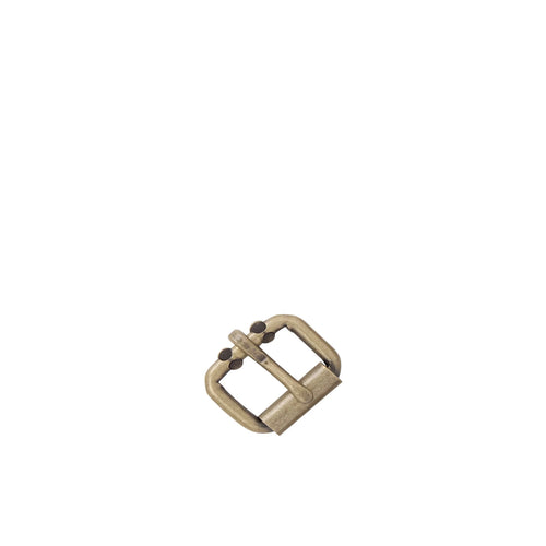 Load image into Gallery viewer, 38mm Single Prong Roller Buckle - Antique Brass from Identity Leathercraft
