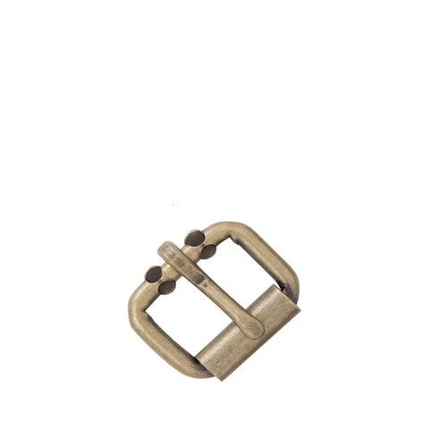 Load image into Gallery viewer, 51mm Single Prong Roller Buckle - Antique Brass from Identity Leathercraft
