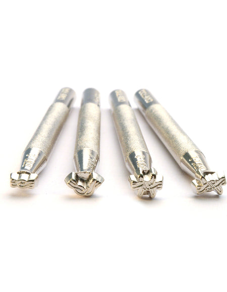 Barbed Wire 4 Piece Stamp Set from Identity Leathercraft