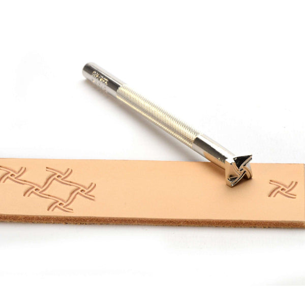 Geometric Windmill (crazy legs) Craftool Stamp from Identity Leathercraft