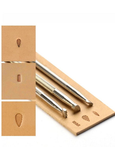 Background stamps from Identity Leathercraft