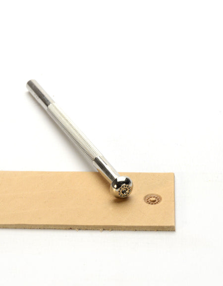 Circle Flower Centre Leathercraft Stamp from Identity Leathercraft