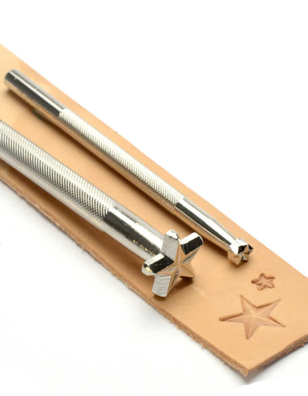 Bevelled Star Embossing Stamp from Identity Leathercraft