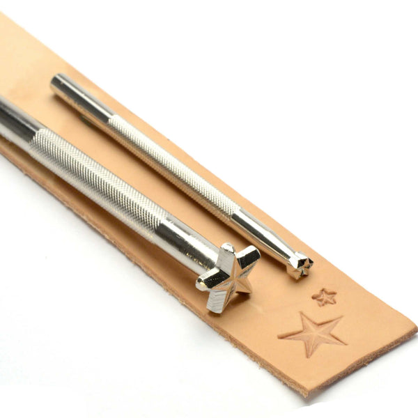 Bevelled Star Embossing Stamp from Identity Leathercraft