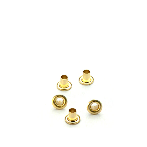 Brass Steel Eyelets from Identity Leathercraft