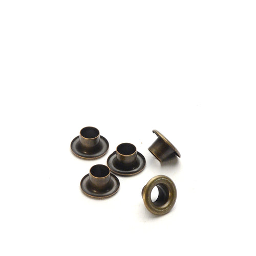 Load image into Gallery viewer, Antique Brass Steel Eyelets from Identity Leathercraft
