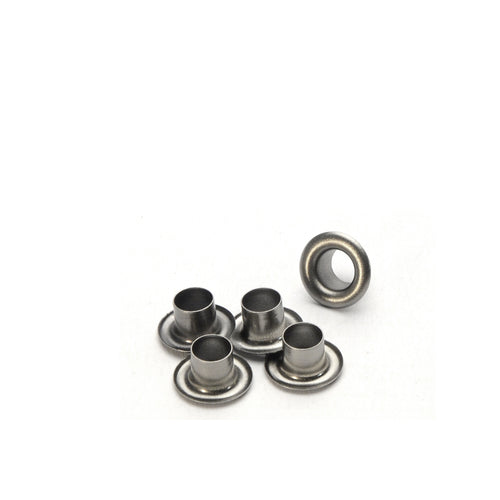 Load image into Gallery viewer, Antique Nickel Steel Eyelets from Identity Leathercraft
