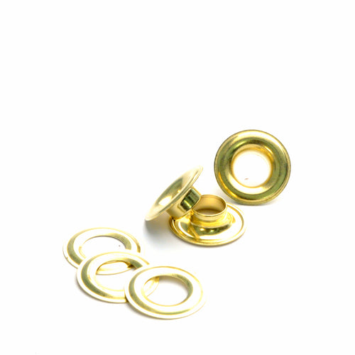 Load image into Gallery viewer, Solid Brass Solid Brass Grommets (Eyelet and Washer) from Identity Leathercraft
