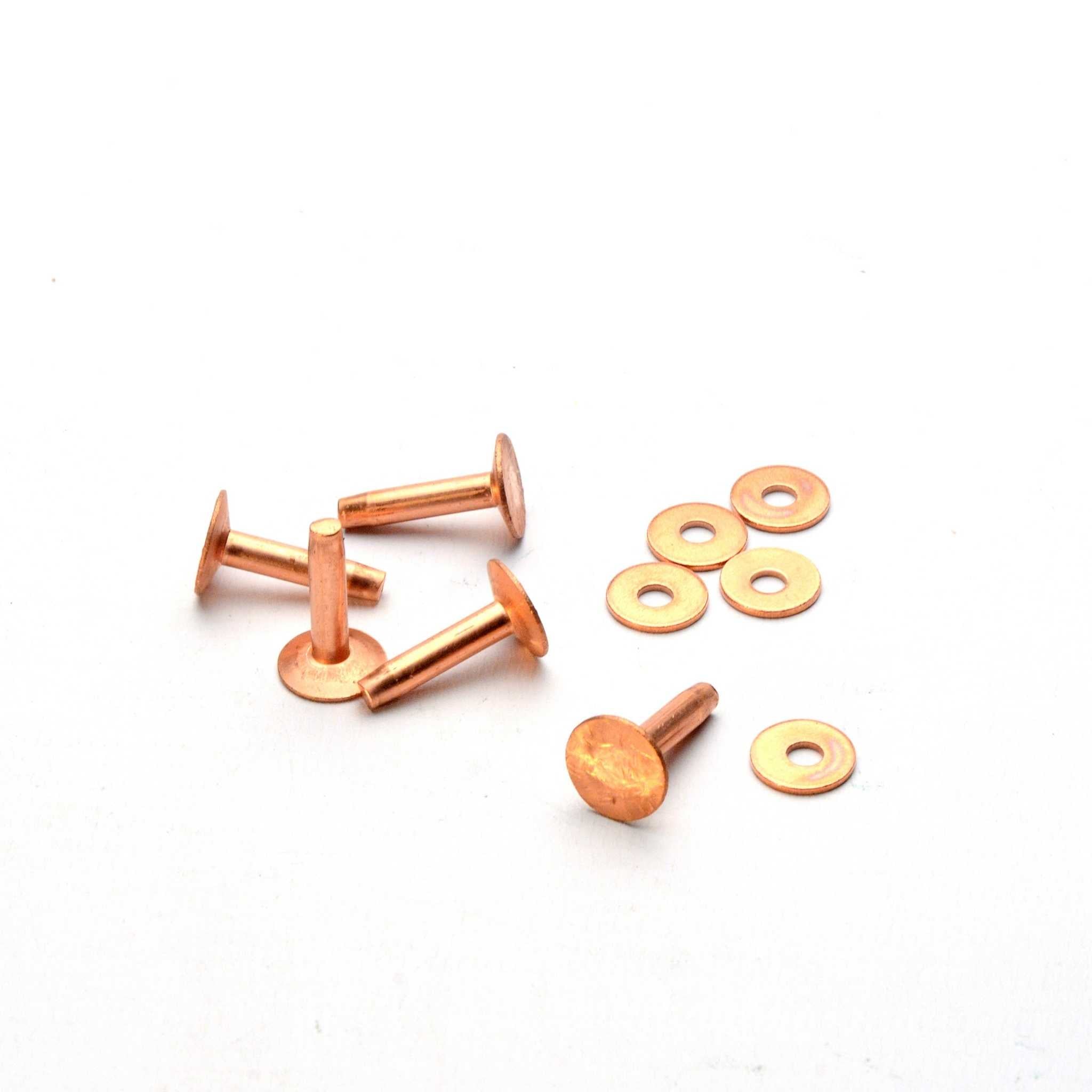 Traditional Copper & Brass Rivets | identityleathercraft