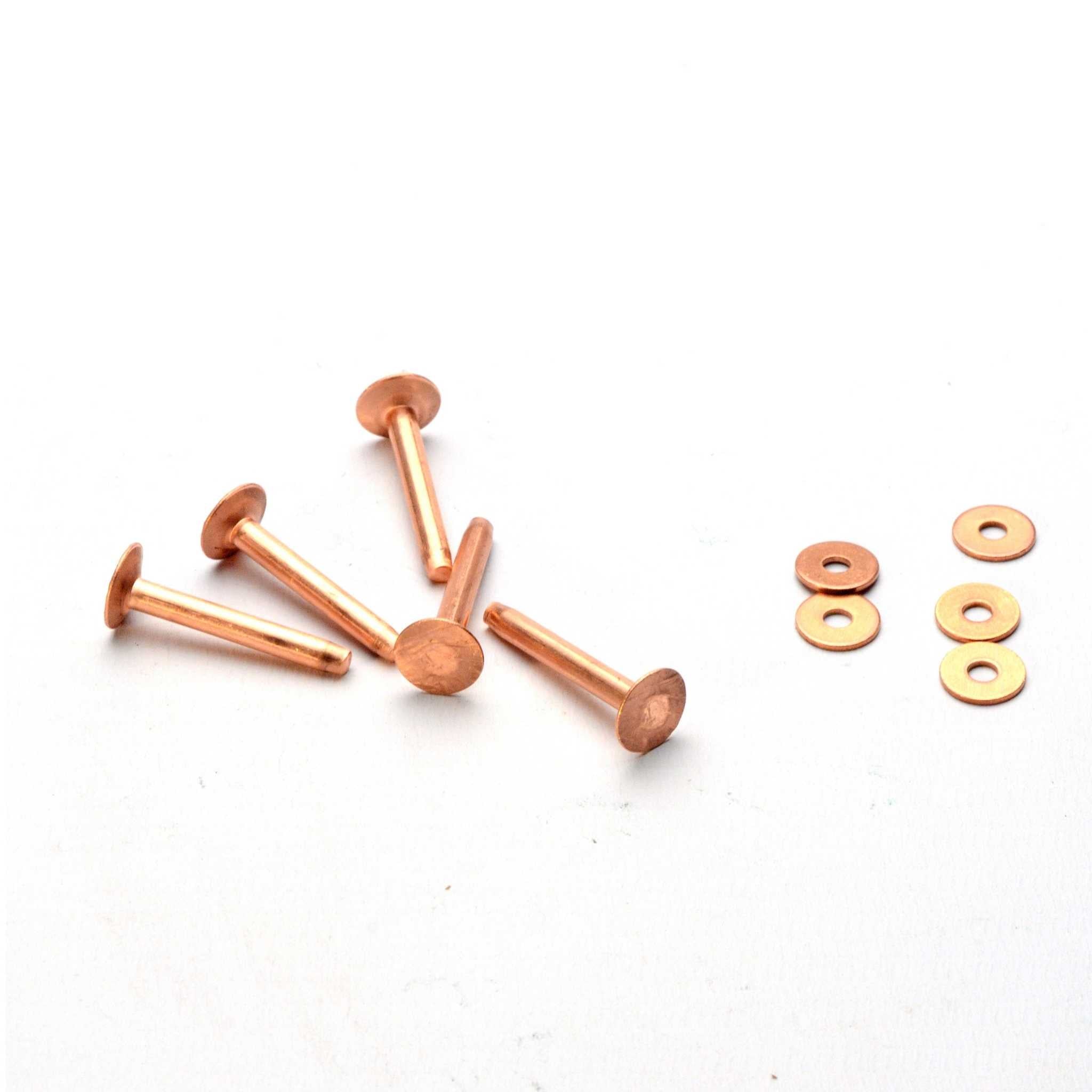 Traditional Copper & Brass Rivets | identityleathercraft