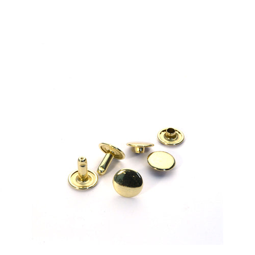 Extra wide double cap rivets | identityleathercraft