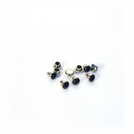 Resin Stone Decorative Round Rivets from Identity Leathercraft