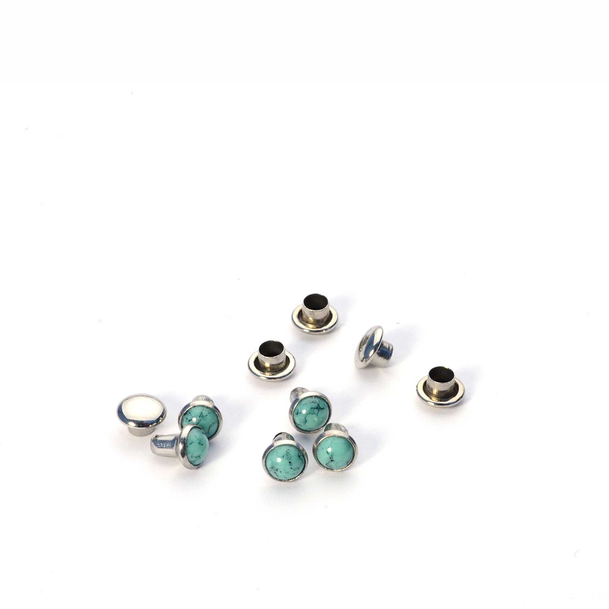 Resin Stone Decorative Round Rivets | identityleathercraft