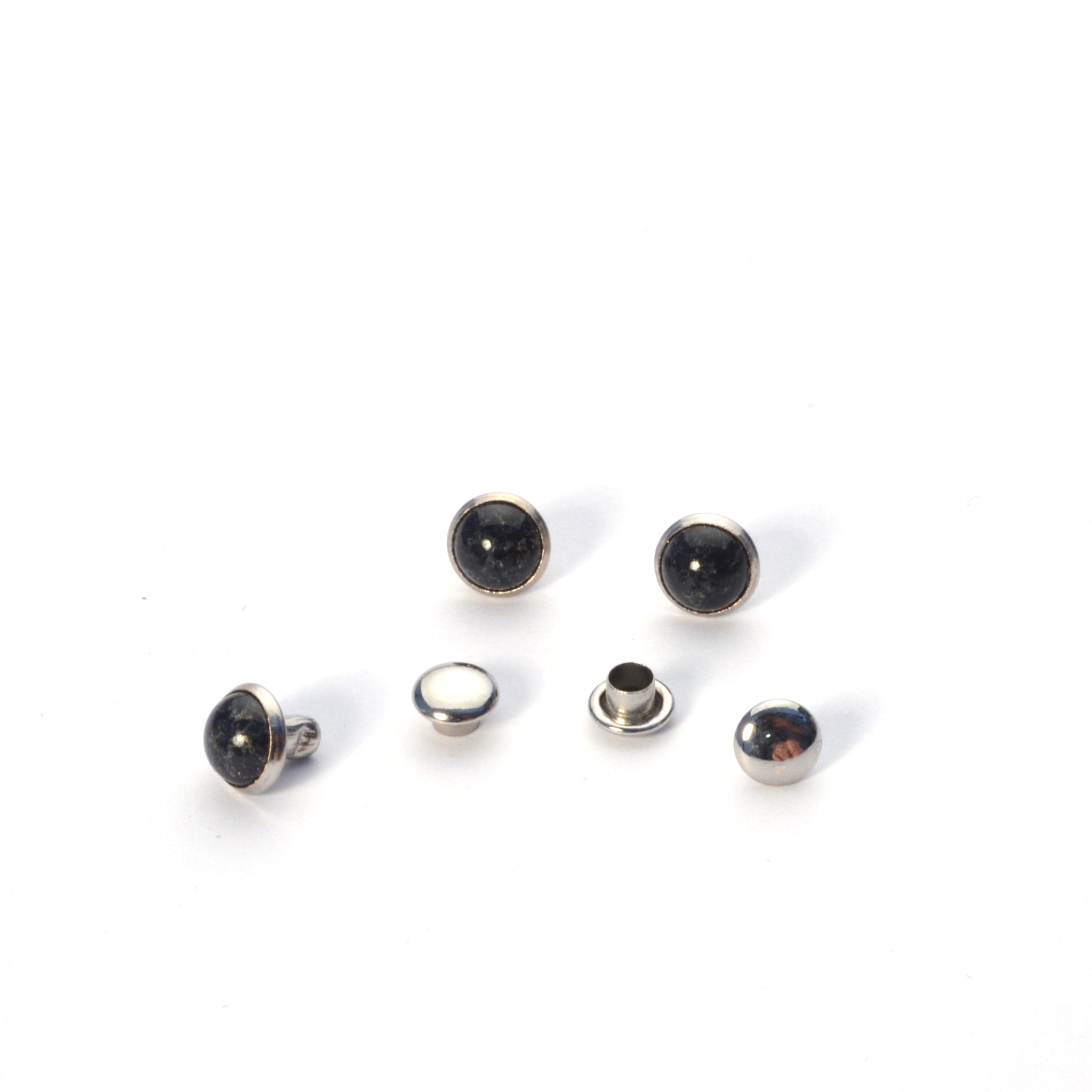 Resin Stone Decorative Round Rivets | identityleathercraft