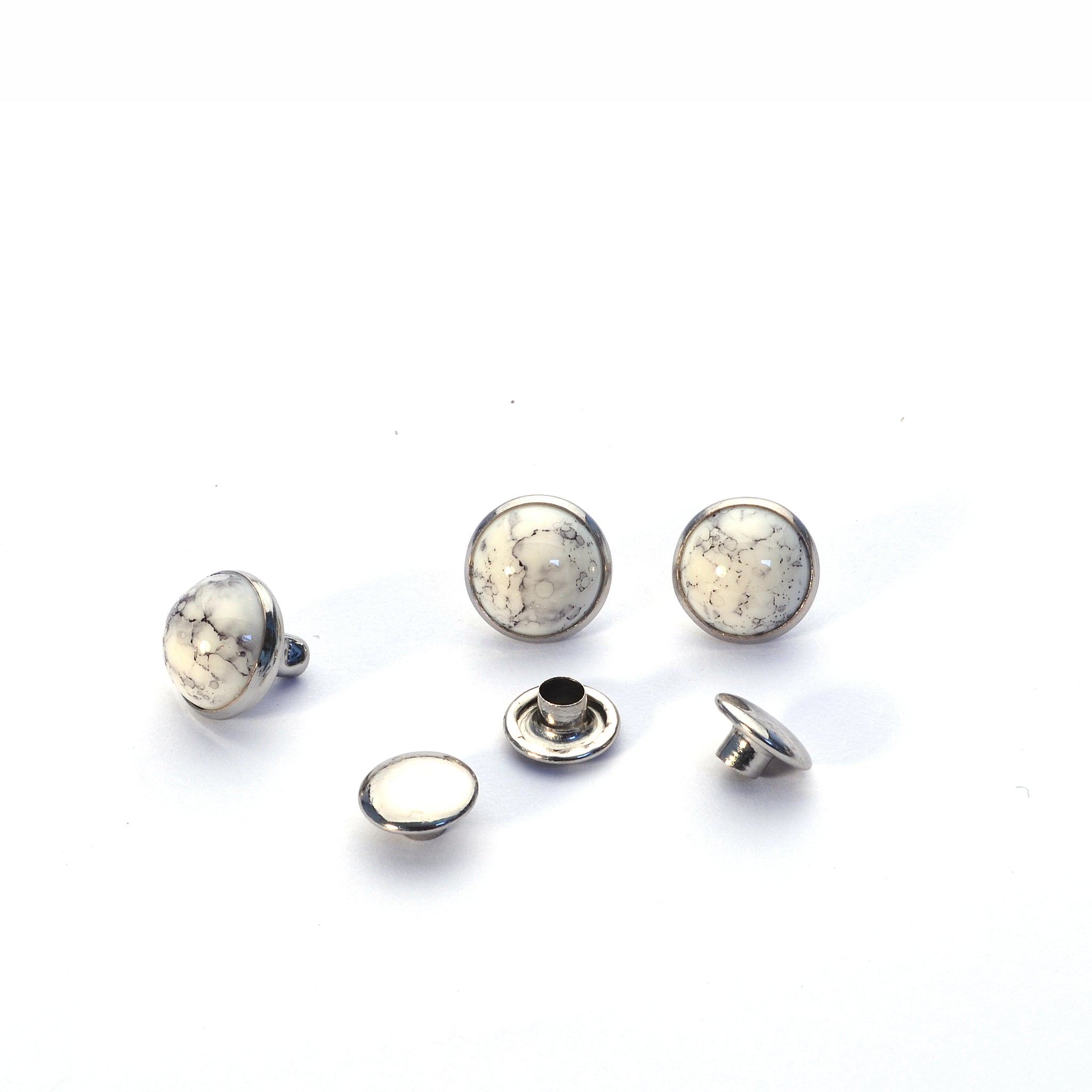 Resin Stone Decorative Round Rivets | identityleathercraft