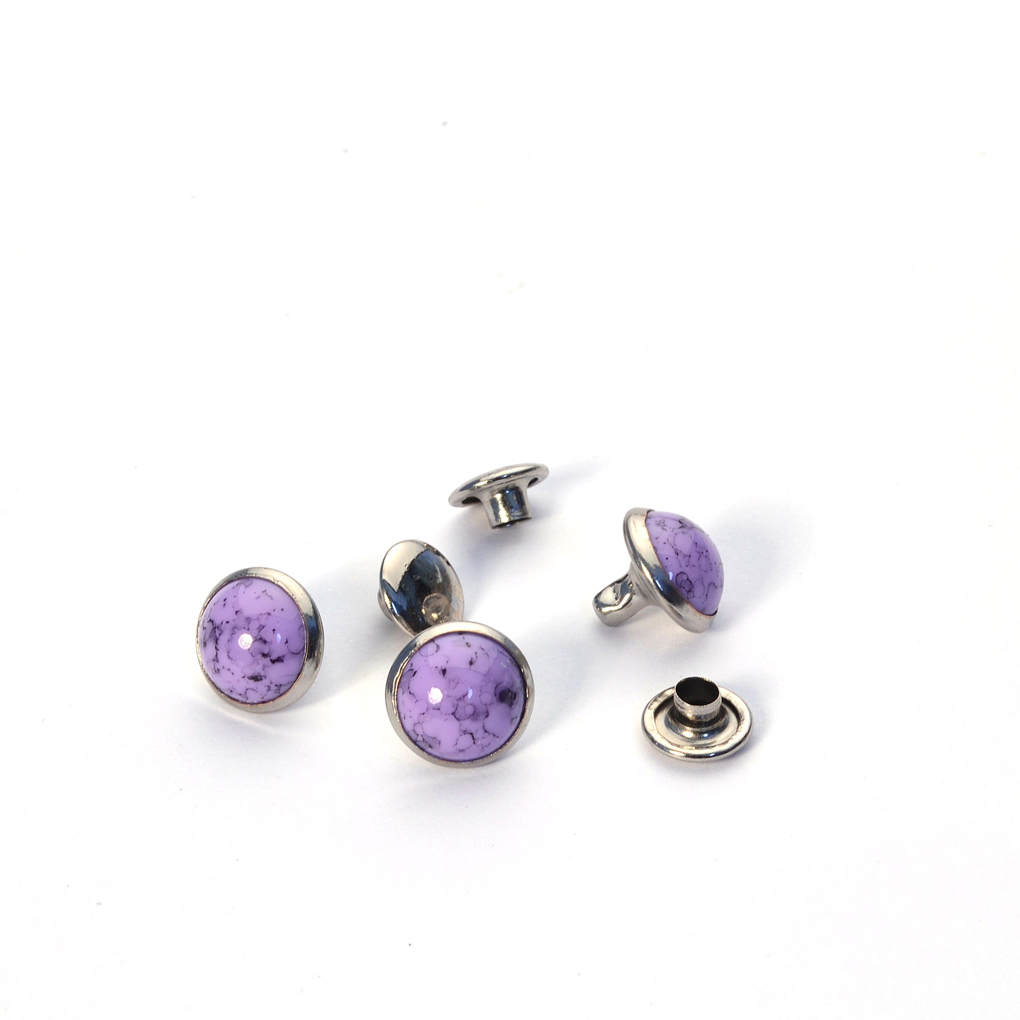 Resin Stone Decorative Round Rivets | identityleathercraft