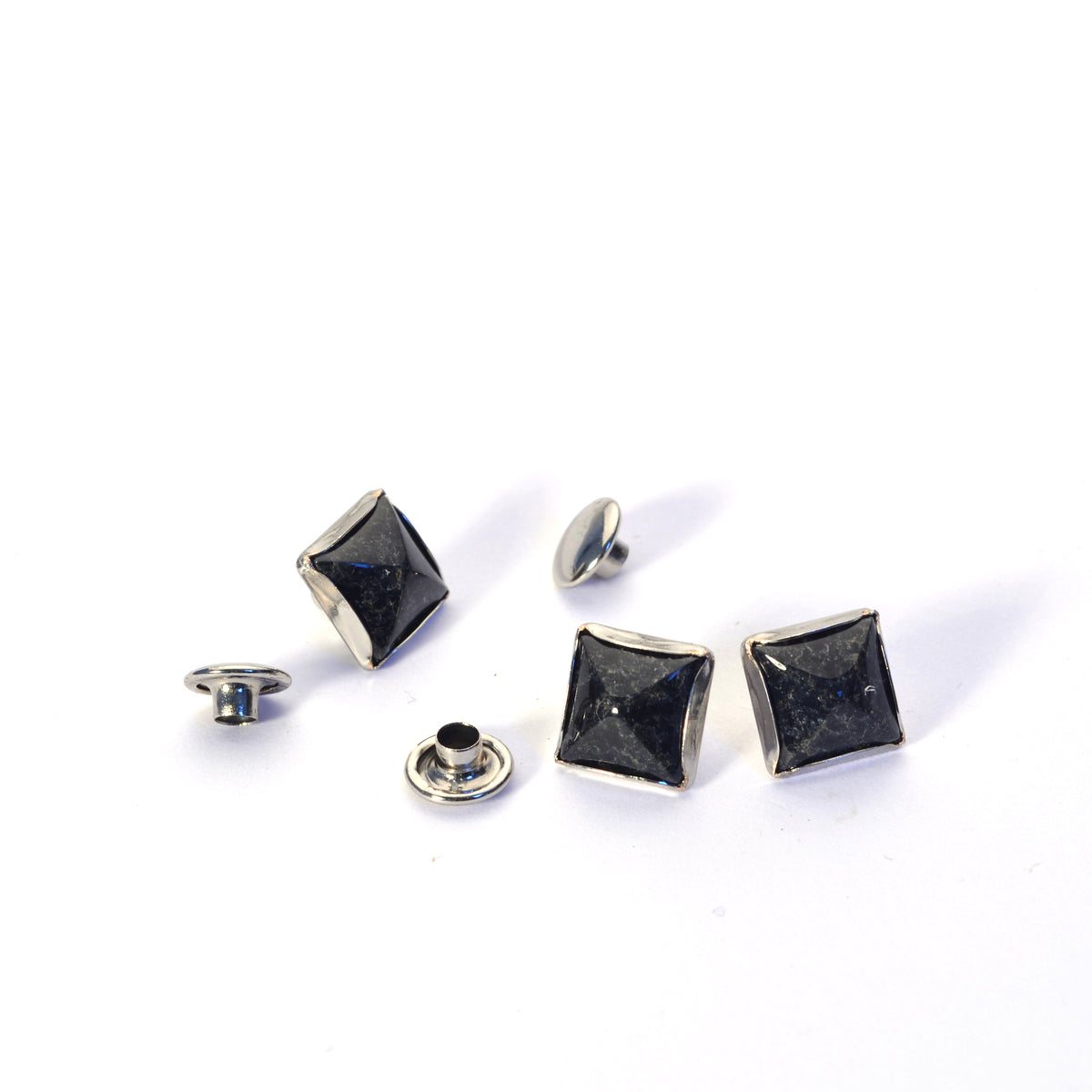 Resin Marble Stone Pyramid Rivets | identityleathercraft