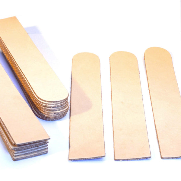 Economy pre cut leather bookmark or wristbands for decorating