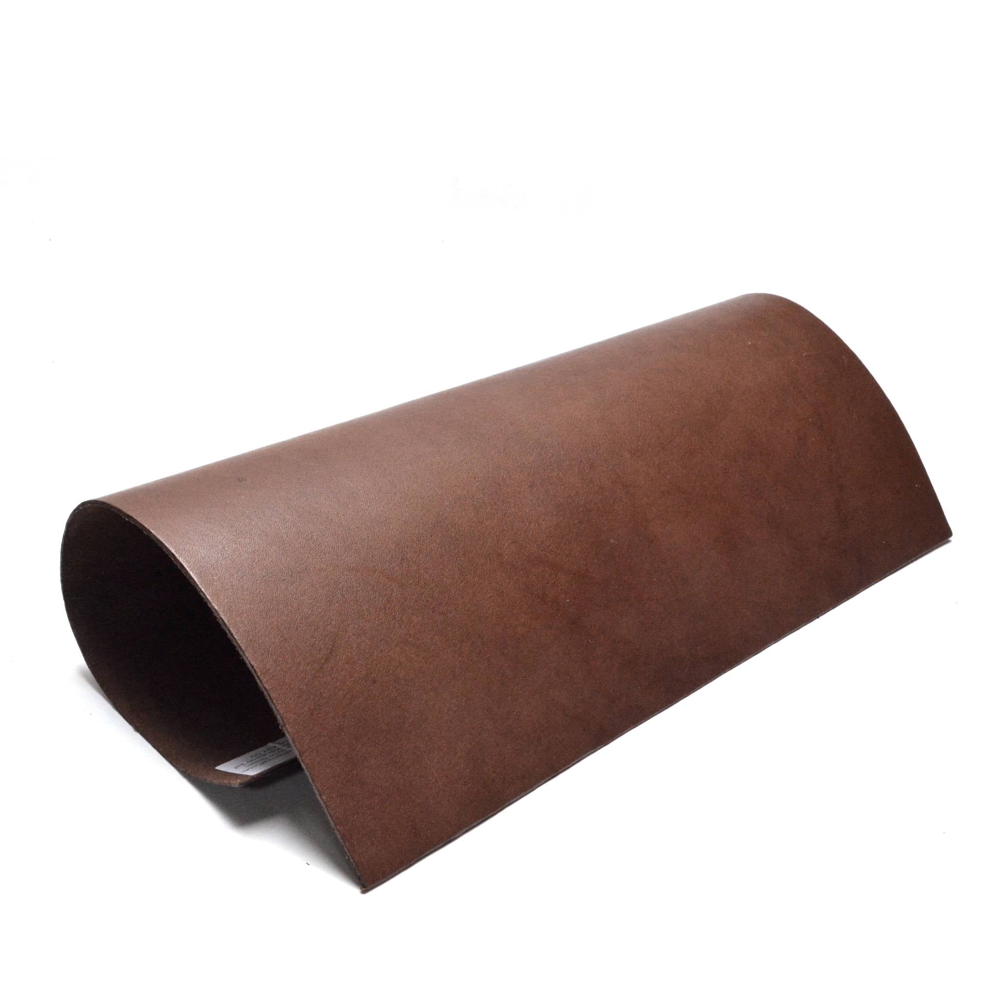 Dyed brown vegetable tanned kangaroo leather ideal for falconry, wallet making and more