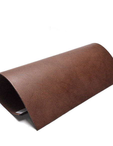 Dyed brown vegetable tanned kangaroo leather ideal for falconry, wallet making and more
