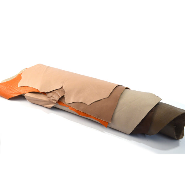 Bundle of Fine Sheepskin Leather - Neutrals from Identity Leathercraft