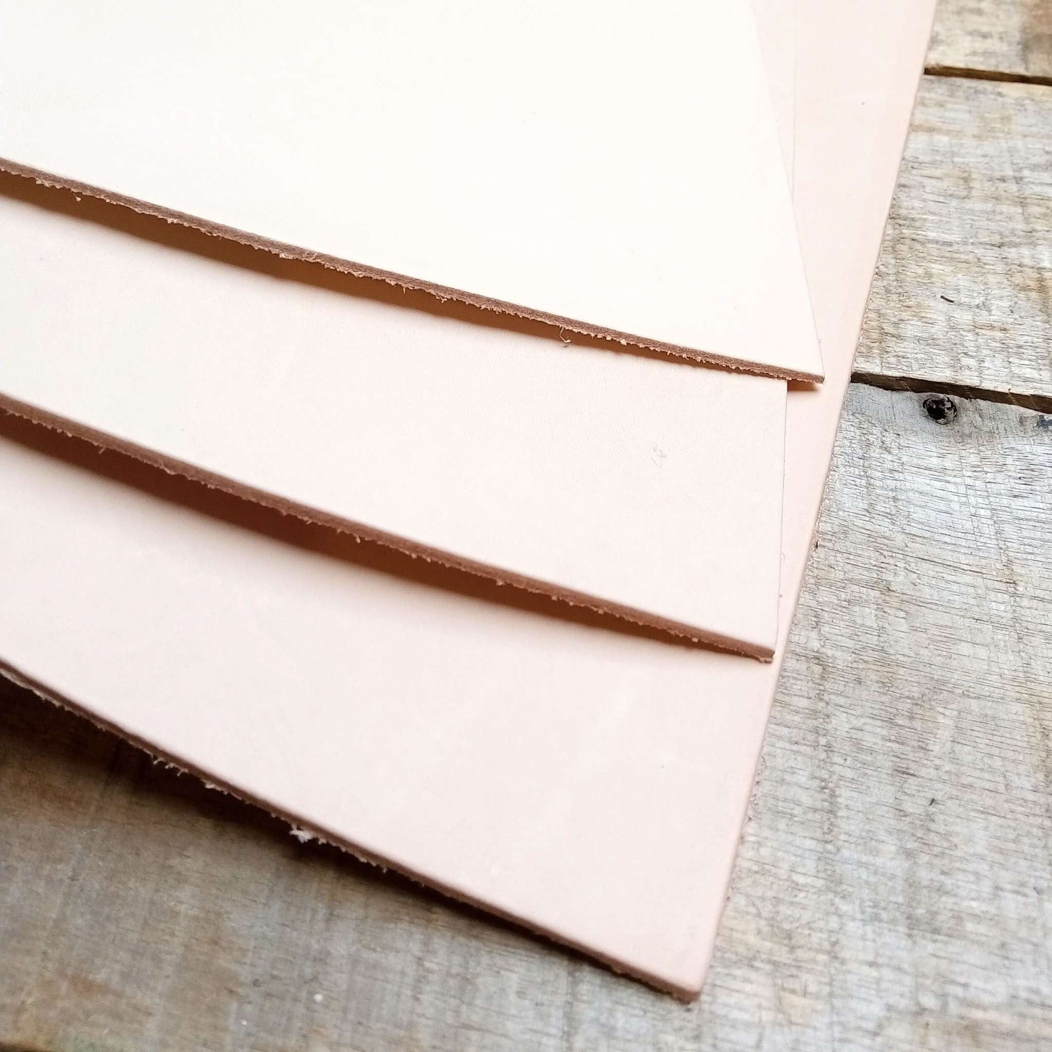 Natural Veg Tanned Leather - A3 from Identity Leathercraft