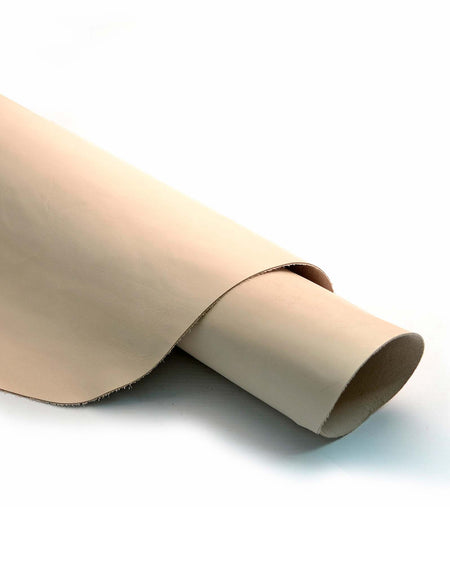 Supple soft natural veg tan leather 1mm substance ideal for wallets, small leather goods and falconry