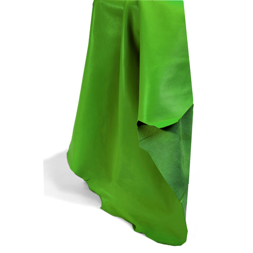 Load image into Gallery viewer, Grass Green Lamb Clothing Leather from Identity Leathercraft
