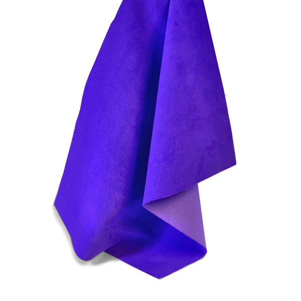 Royal Purple Lightweight Pig Suede from Identity Leathercraft