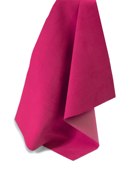 Fuschia Lightweight Pig Suede from Identity Leathercraft