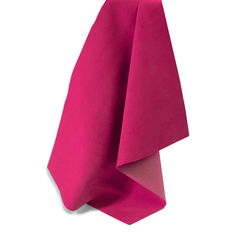 Load image into Gallery viewer, Fuschia Lightweight Pig Suede from Identity Leathercraft
