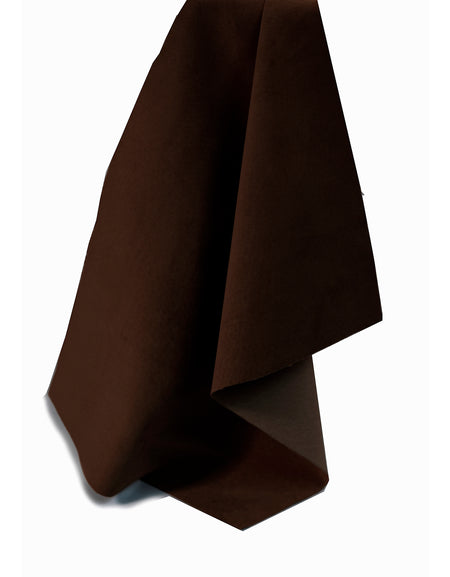 Dark Brown Lightweight Pig Suede from Identity Leathercraft