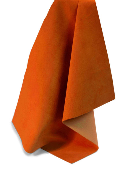 Orange Lightweight Pig Suede from Identity Leathercraft