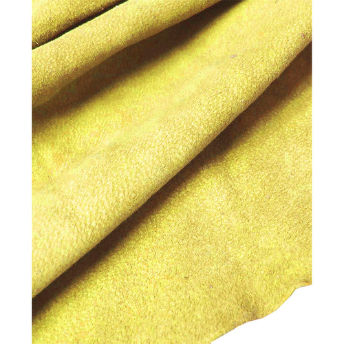 Yellow Lightweight Pig Suede from Identity Leathercraft