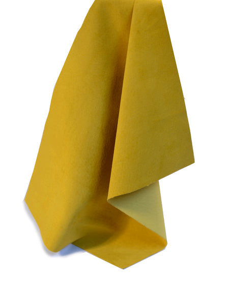 Yellow Lightweight Pig Suede from Identity Leathercraft
