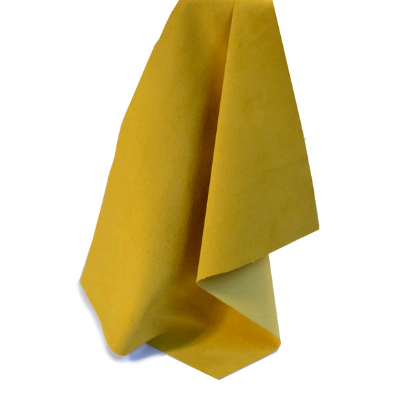 Yellow Lightweight Pig Suede from Identity Leathercraft